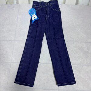 Vintage Mini Club Girls Slim Fit Straight Leg Jeans Blue Denim Size 6X‎ NWT
